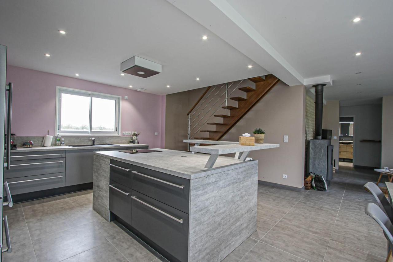 Kokana Modern Holiday Home Englesqueville-la-Percee Ngoại thất bức ảnh